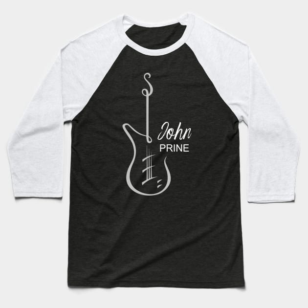 John Prine Baseball T-Shirt by archila